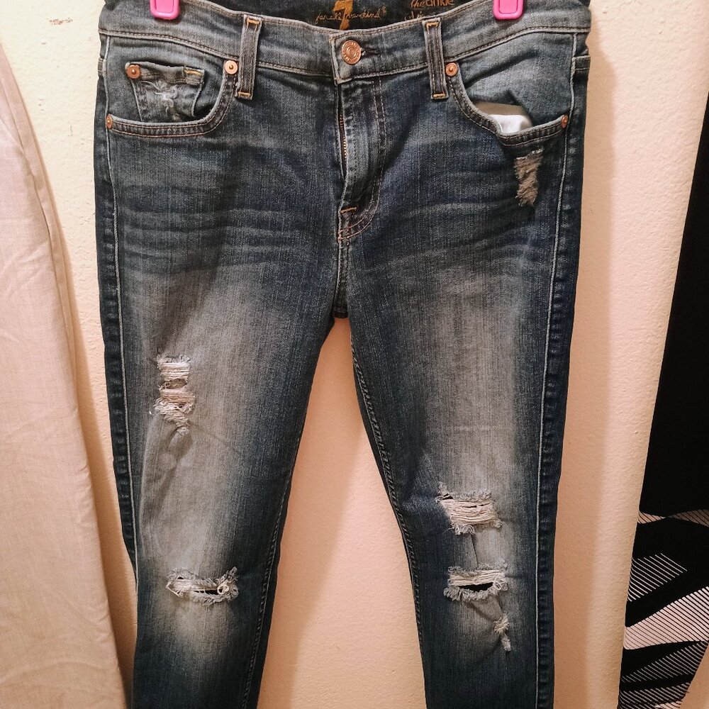 7 For All Mankind Jeans for Women/the Ankle Skinny/US Size 4